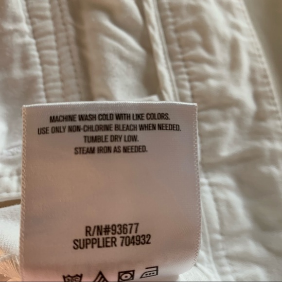 Liz Claiborne white cotton shorts * Size 14 - Picture 6 of 8